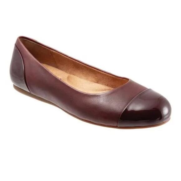 Softwalk Women's  Sonoma Cap Toe Size 10W  Dark Red Leather. MSRP $99.00 - Picture 1 of 5
